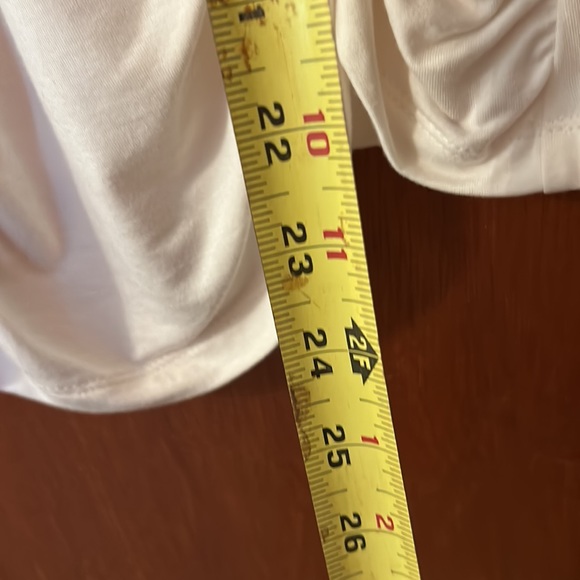 Boston Proper Ruffle Front cold shoulder Top - Picture 5 of 5